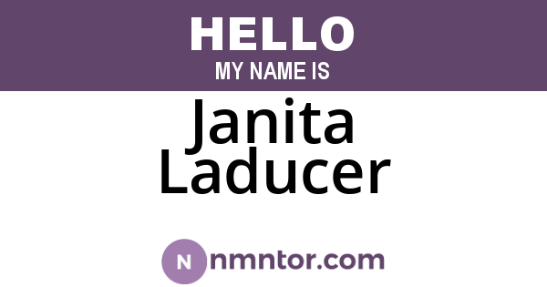 Janita Laducer