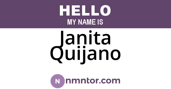 Janita Quijano