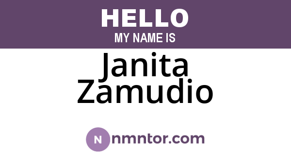 Janita Zamudio