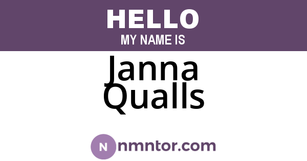 Janna Qualls