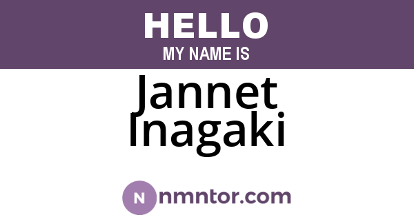Jannet Inagaki