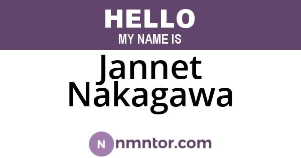Jannet Nakagawa