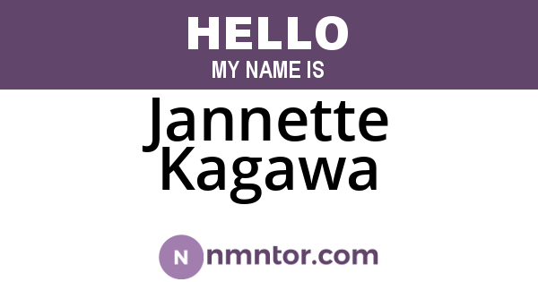 Jannette Kagawa