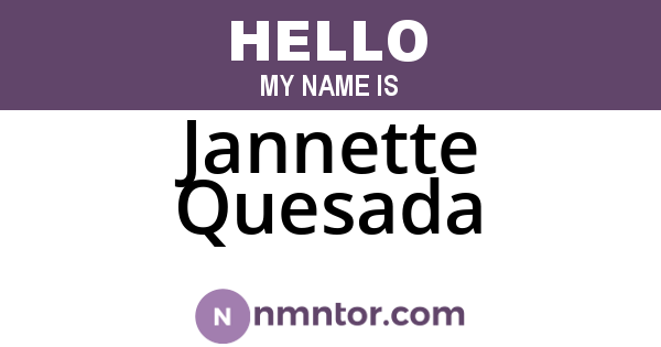 Jannette Quesada