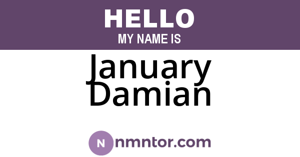 January Damian