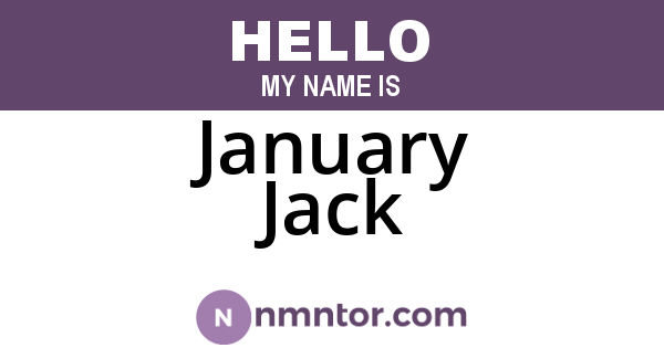 January Jack