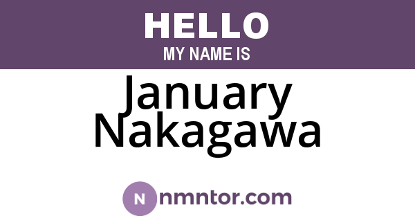 January Nakagawa