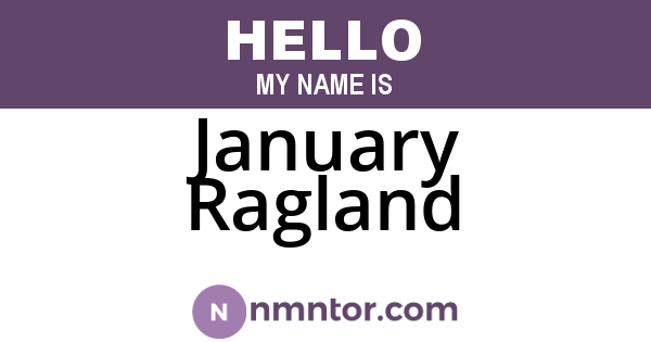 January Ragland