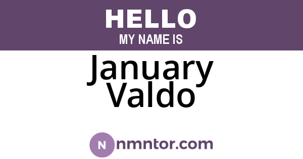 January Valdo