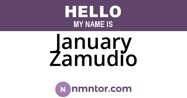 January Zamudio