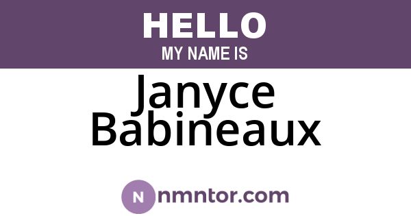 Janyce Babineaux