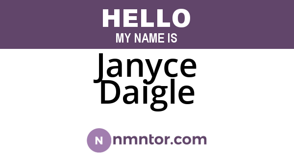 Janyce Daigle