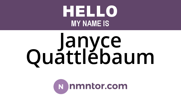 Janyce Quattlebaum