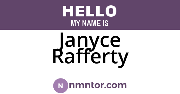 Janyce Rafferty