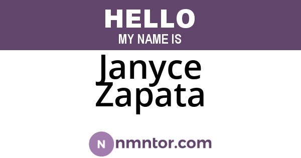 Janyce Zapata