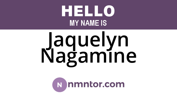 Jaquelyn Nagamine