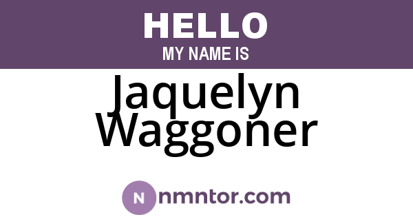 Jaquelyn Waggoner