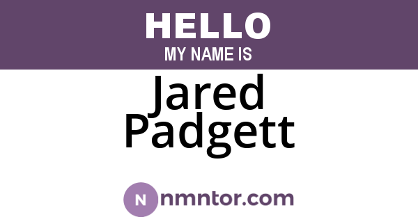 Jared Padgett