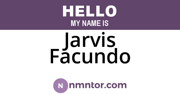Jarvis Facundo