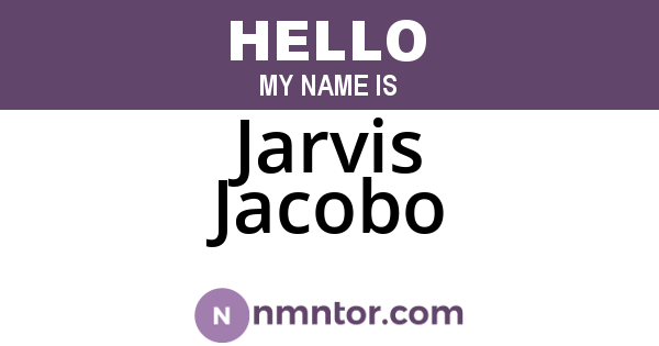 Jarvis Jacobo