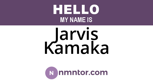 Jarvis Kamaka