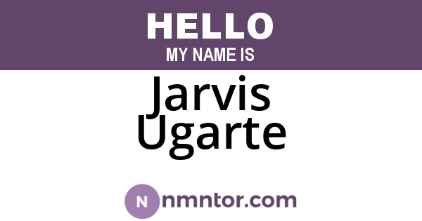 Jarvis Ugarte