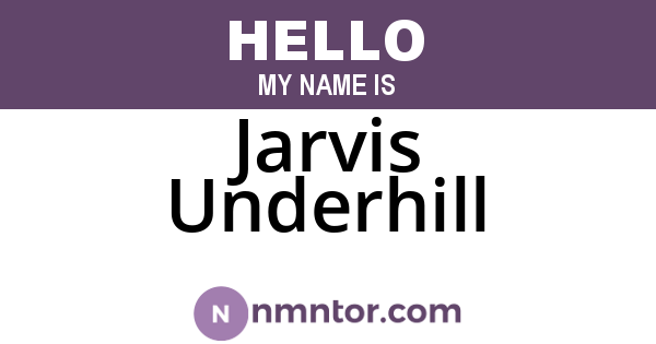 Jarvis Underhill