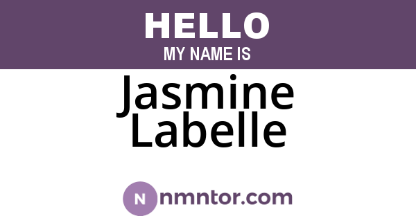 Jasmine Labelle