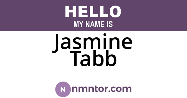 Jasmine Tabb
