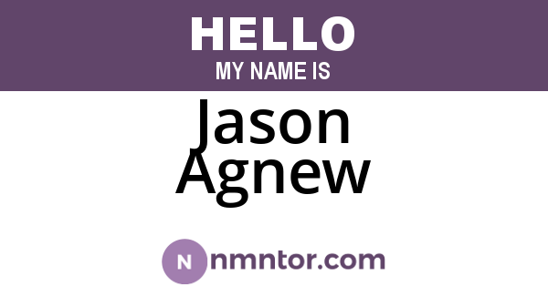 Jason Agnew
