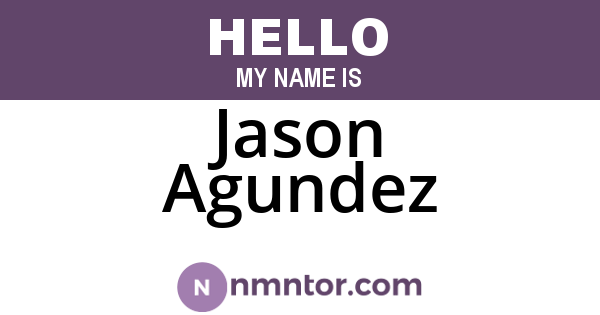 Jason Agundez