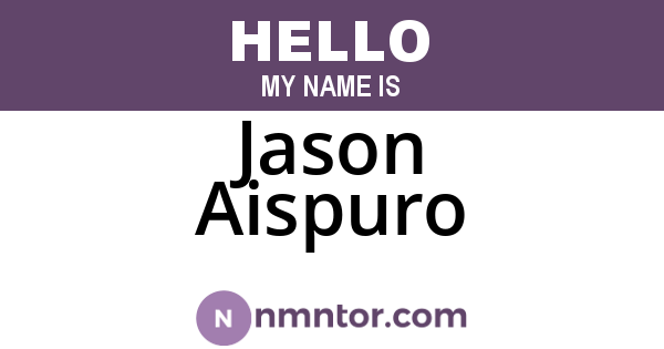 Jason Aispuro