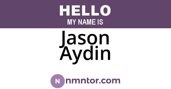 Jason Aydin