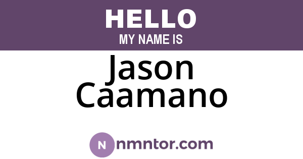 Jason Caamano
