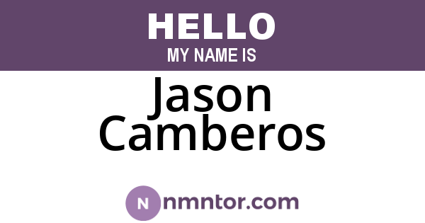 Jason Camberos