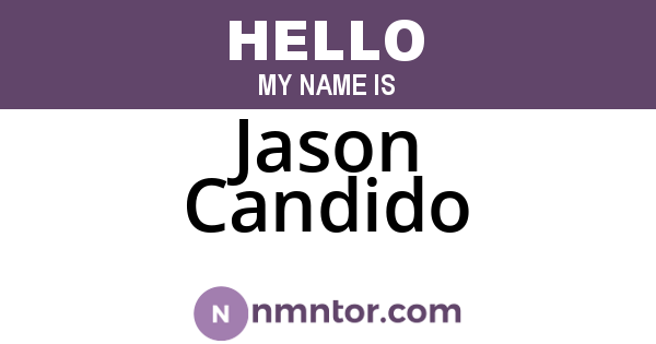 Jason Candido