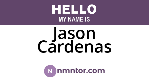 Jason Cardenas