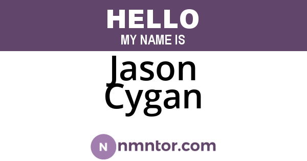 Jason Cygan