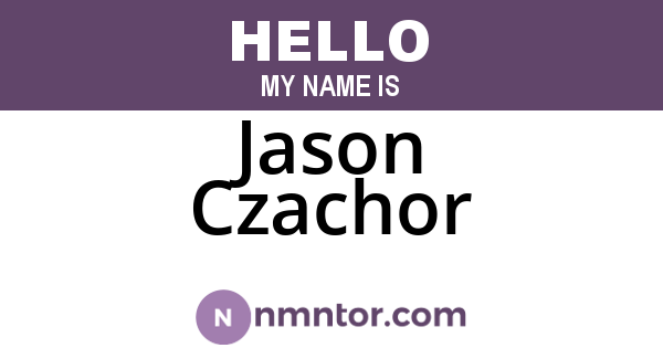 Jason Czachor