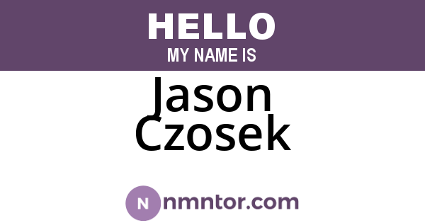 Jason Czosek