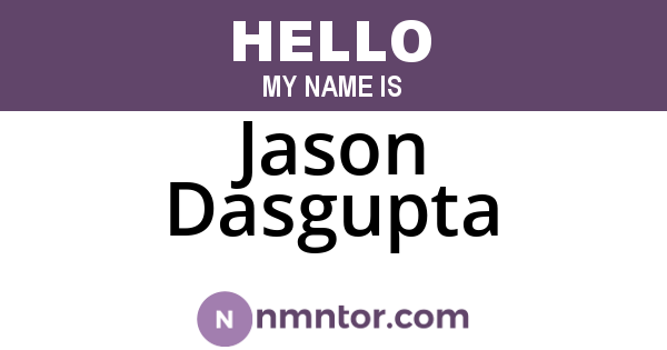 Jason Dasgupta