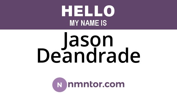 Jason Deandrade