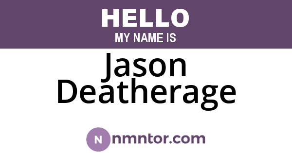 Jason Deatherage
