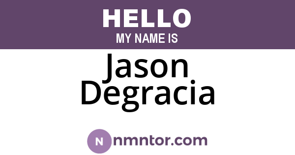 Jason Degracia