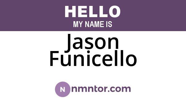 Jason Funicello