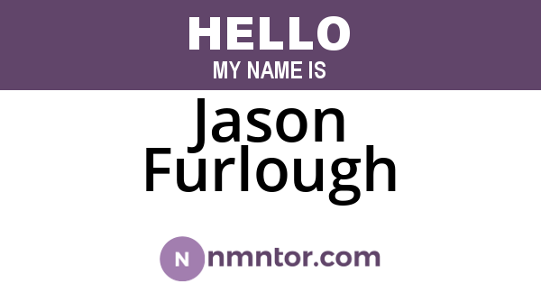 Jason Furlough
