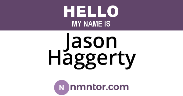 Jason Haggerty