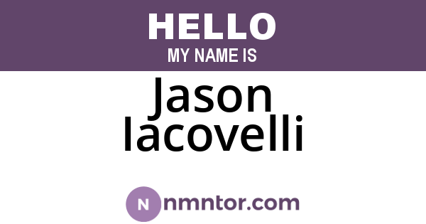 Jason Iacovelli