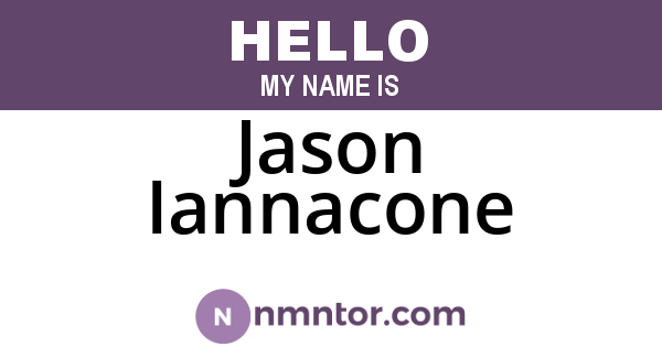 Jason Iannacone