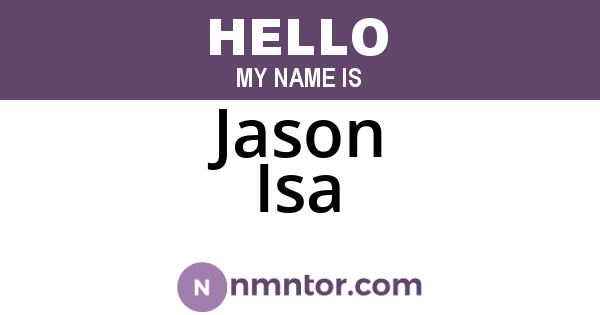 Jason Isa